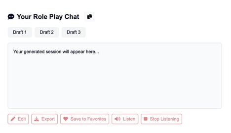 Interactive Roleplay Tools: AI Role Play Generator Creates Custom ...