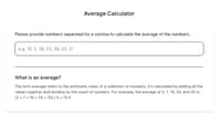 Data Calculation Tools