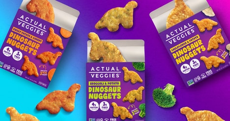 Dinosaur-Shaped Veggie Nuggets