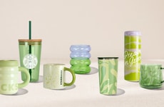 Spring-Themed Pastel Drinkware