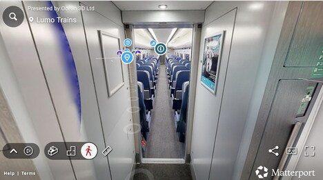 Interactive Virtual Train Tours