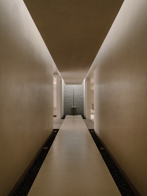 Relaxing Layered Spa Interiors