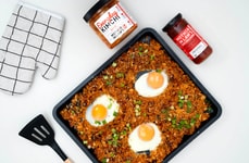 Oven-Baked Kimchi Fried Rice