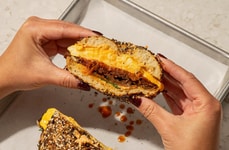 Globally Inspired Open-Face Bagels