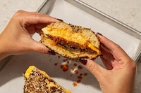 Globally Inspired Open-Face Bagels Image 1