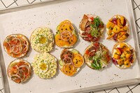 Globally Inspired Open-Face Bagels Image 2