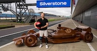 Life-Sized Chocolate Race Cars Image 1