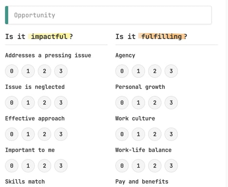 Career Decision Tools