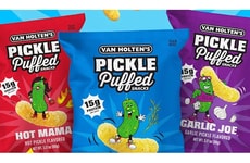 Crunchy Puffed Pickle Snacks