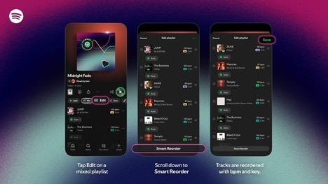 Playlist Smart Reorder Features