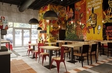 Graffiti-Driven Franchise Interiors