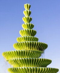 Bold Neon Fountain Installations Image 2