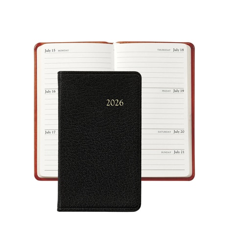 Compact Leather Datebooks
