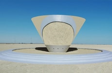 Mirrored Sand Cone Sculptures