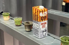Popcorn-Flavored Oat Beverages