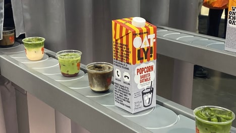 Popcorn-Flavored Oat Beverages