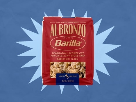 Sauce-Holding Pasta Products
