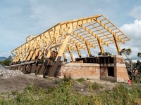 Hillside Wooden Rib Houses Image 2