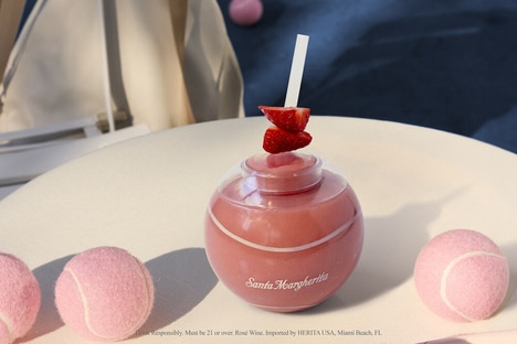 Tennis-Themed Ros&eacute; Cocktails