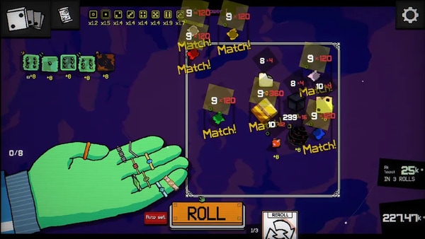 Deck-Building Dice Roguelite