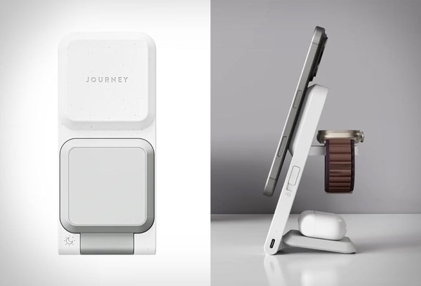 Collapsible Triple-Device Chargers