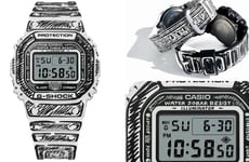 Sketch-Style Digital Watches