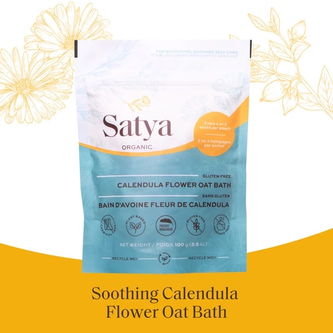 Calendula-Inspired Oat Bath Soaks