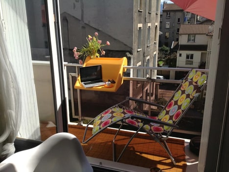 Hook-On Balcony Tables