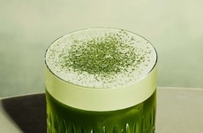 Fluffy Matcha Margaritas