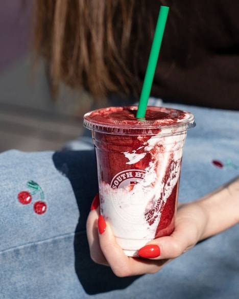 Floral Springtime Smoothie Drinks
