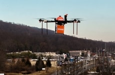 Inaugural Drone Food Deliveries