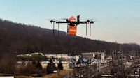 Inaugural Drone Food Deliveries Image 1