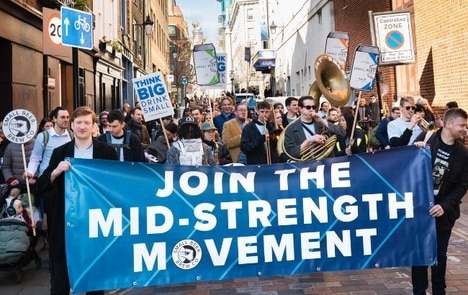 Mid-Strength Marketing Pushes