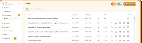 AI Checklist Generators