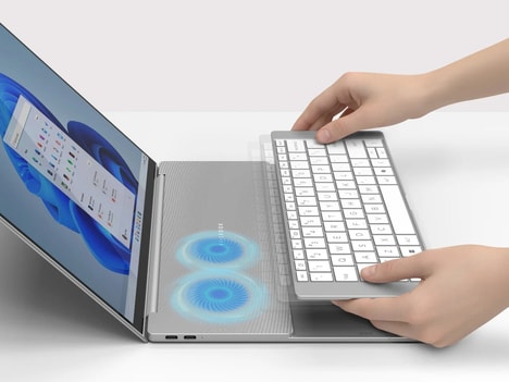 Movable Keyboard Laptops