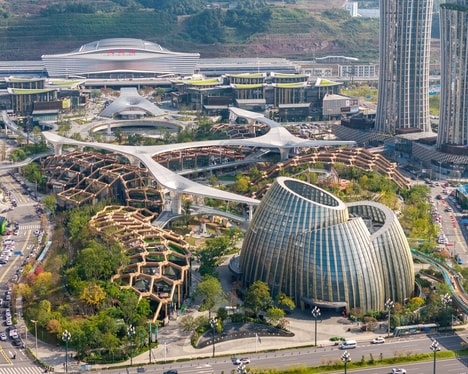 Bamboo-Inspired Railway Districts