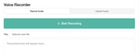 Instant Voice Notes