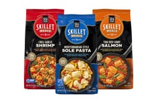 Frozen Skillet Seafood-Inspired Meals