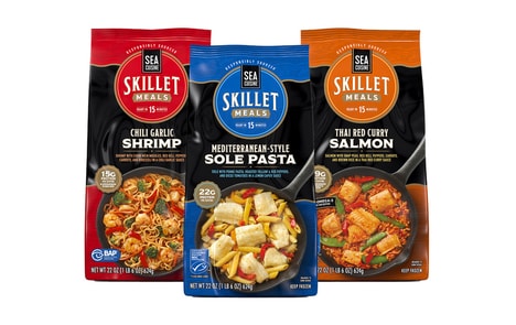 Frozen Skillet Seafood-Inspired Meals