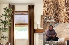 Natural Material-Forward Window Coverings