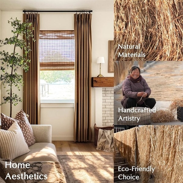 Natural Material-Forward Window Coverings