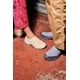 Seasonal Woven Leather Slides Image 4
