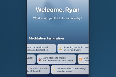 Personalized Meditation Apps