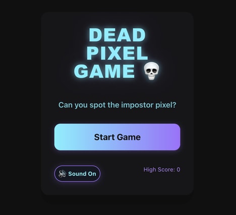 Visual Reflex Games