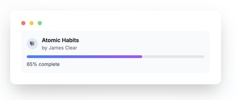 Personal Reading Trackers
