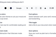 Focused Writing Tools