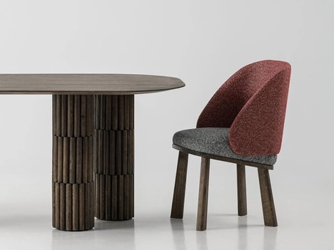 Curved Back Wooden Chairs