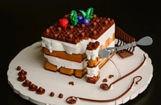 Puzzle Dessert Sculptures