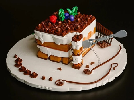 Puzzle Dessert Sculptures