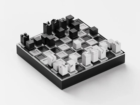 Geometric Minimal Chess Sets